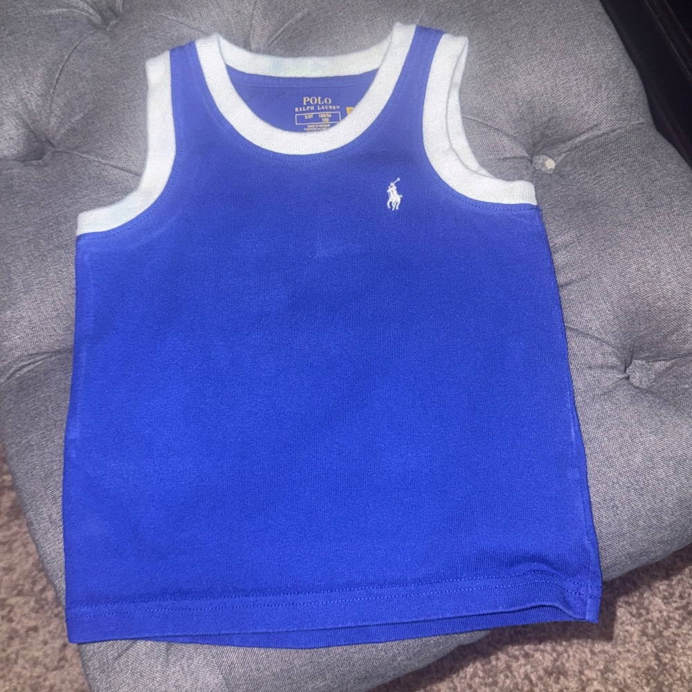 Polo by Ralph Lauren Kids Royal Blue Tank Top